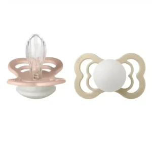 2 sucettes Supreme symétriques Glow Blush / Vanilla Bibs 0-6 mois – Bibs