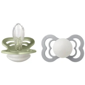 2 sucettes Supreme symétriques Glow Sage / Cloud Bibs 6-18 mois – Bibs
