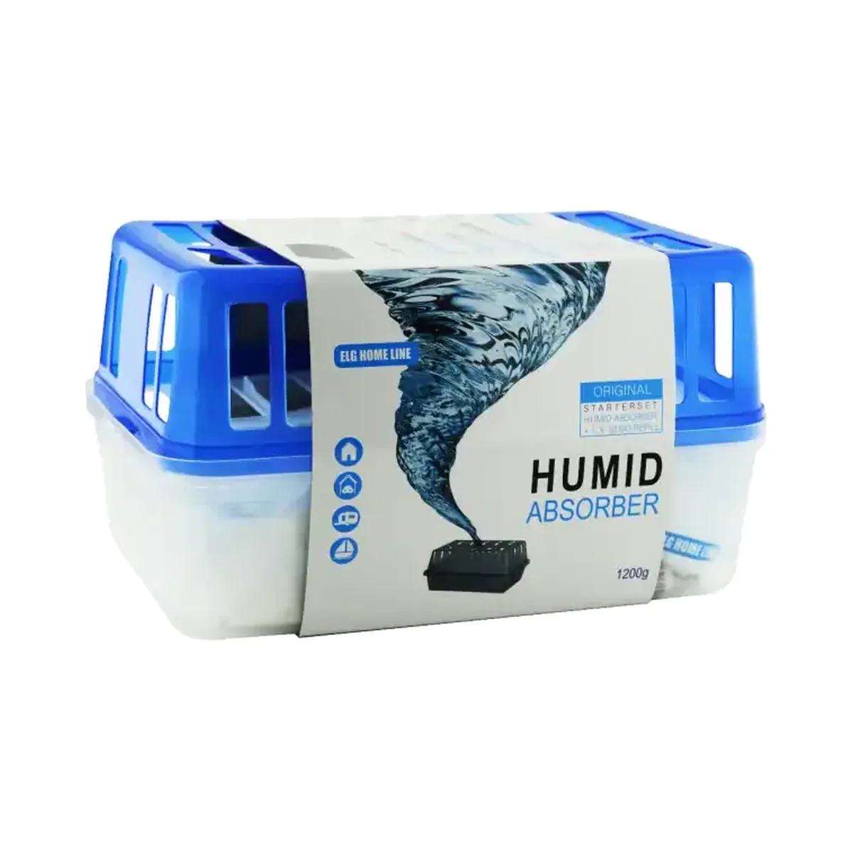 Absorbeur d'humidité avec recharge de 1 200 g Absorbeur d'humidité avec recharge de 1 200 g