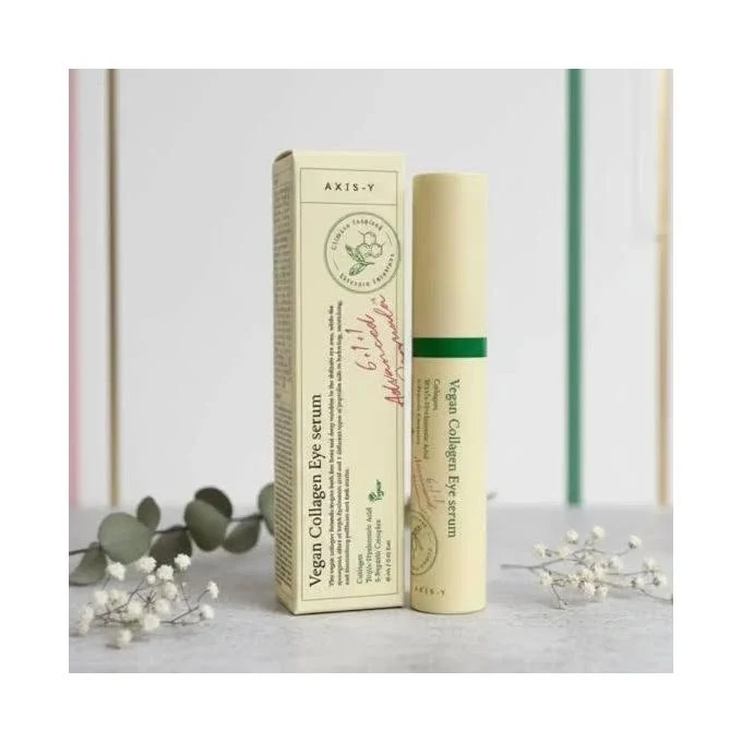 AXIS-Y Sérum pour les yeux au collagène vegan 10 ml قارورة 10 مل من سيروم العينين بالكولاجين النباتي من AXIS-Y