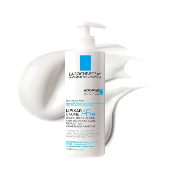 Baume Lipikar AP+M La Roche-Posay 400 ml – vue de face