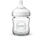 Biberon Natural en verre Philips Avent 120 ml avec tétine à débit lent