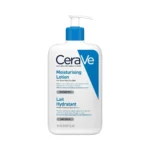 Flacon pompe de 473 ml du lait hydratant CeraVe pour peaux sèches à très sèches