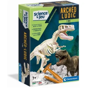 Clementoni Archéo Ludic T-Rex kit de fouille de fossiles – Clementoni