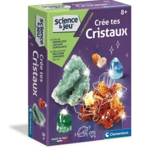 Clementoni Crée tes cristaux coffret scientifique – Clementoni