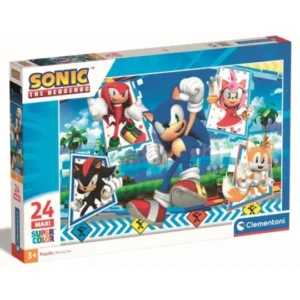 Clementoni puzzle Maxi Sonic 24 pièces, 62 x 42 cm – Clementoni