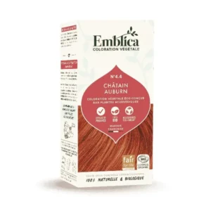 صبغة نباتية 4.4 كستنائي محمر Emblica 100 غ