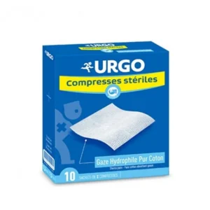 Compresses stériles 30 x 30 cm Urgo boîte de 10 – Urgo