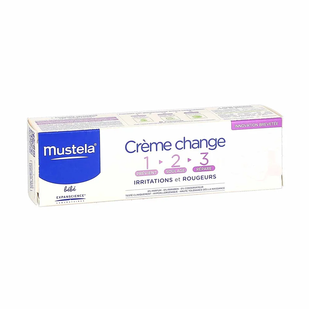 كريم تغيير الحفاضات 1 2 3 من Mustela 50 مل – العبوة
