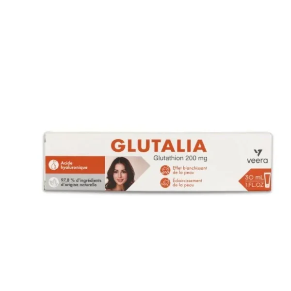 Crème Glutalia glutathion 200 mg Veera 30 ml – emballage
