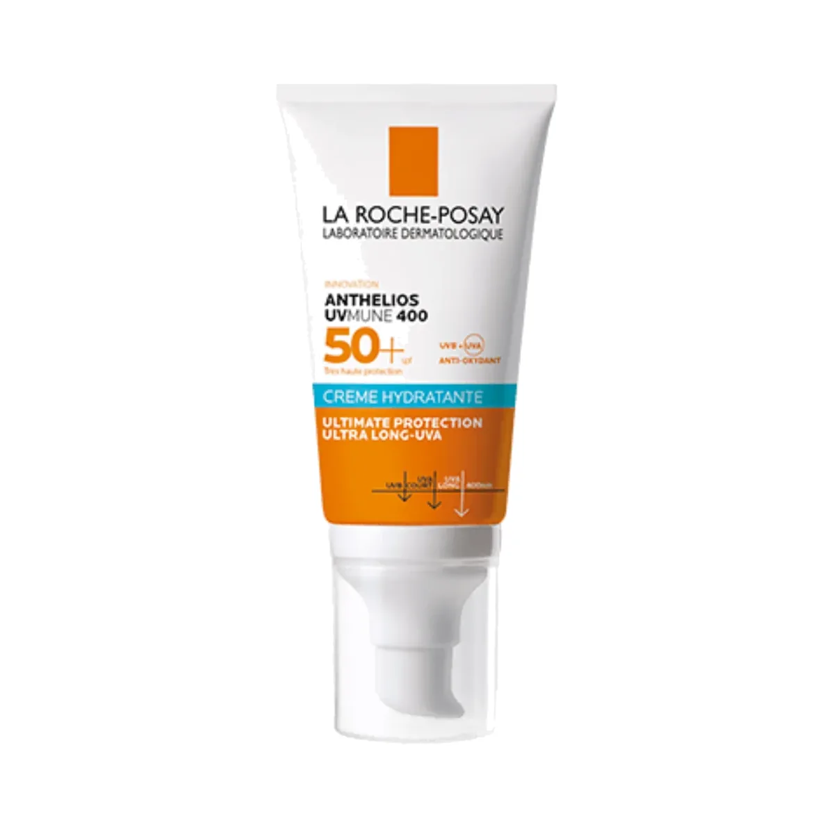 Crème hydratante Anthelios UVMune 400 SPF 50+ La Roche-Posay 50 ml Tube de 50 ml de crème hydratante Anthelios UVMune 400 SPF 50+ de La Roche-Posay