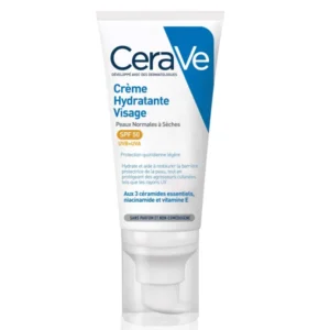Crème hydratante visage SPF 50 peaux normales à sèches CeraVe 52 ml – CeraVe