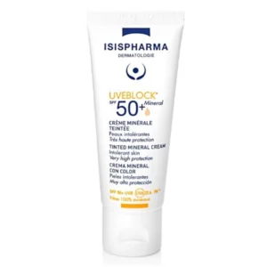 كريم معدني بلون UVEBlock SPF 50 من Isispharma 40 مل – Isispharma