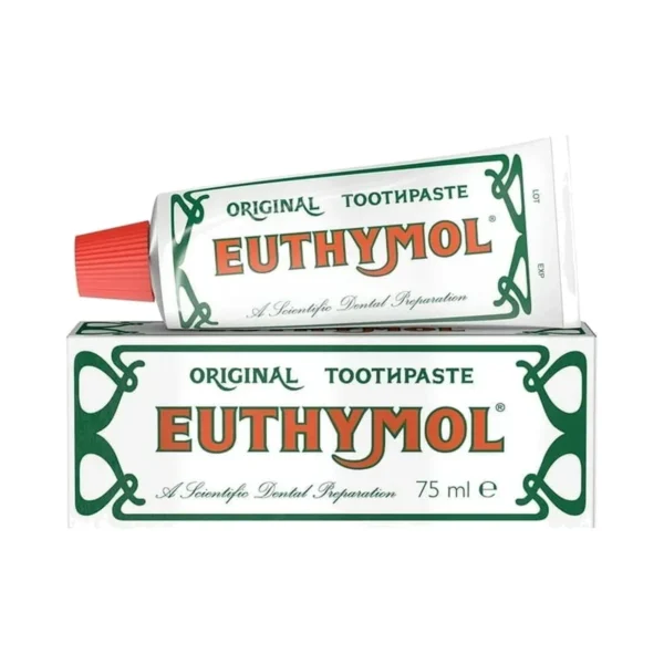 Dentifrice Original Euthymol 75 ml – vue trois-quarts