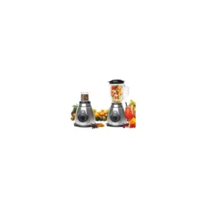 Deutschmann blender 1000 W 5 vitesses, bol en verre 1,5 L + moulin – Deutschmann
