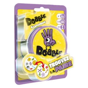 Dobble classique Asmodee jeu de cartes d'observation – Asmodee
