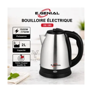 E.Genial, bouilloire électrique inox 2 L – E.Genial