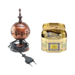 Encensoir électrique cuivré boule + bakhour 100 g