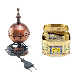 Encensoir électrique cuivré boule + bakhour 100 g