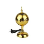 Encensoir électrique doré boule + bakhour Salwa 100 g