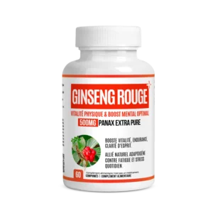 Énergie, Concentration & Anti-Stress – Ginseng Rouge 500mg – AlphaVital
