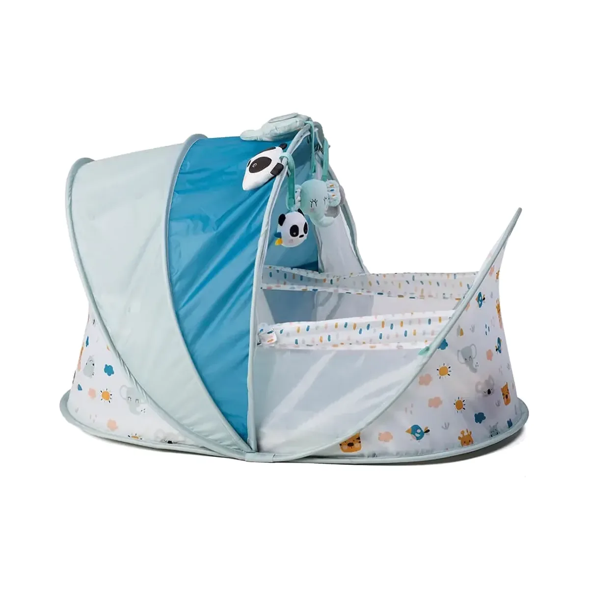 Eurekakids, lit parapluie pliable avec moustiquaire pour voyager Lit parapluie pliable Eurekakids avec moustiquaire intégrée