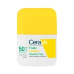 Fluide solaire invisible toucher sec SPF 50+ CeraVe, 50 ml