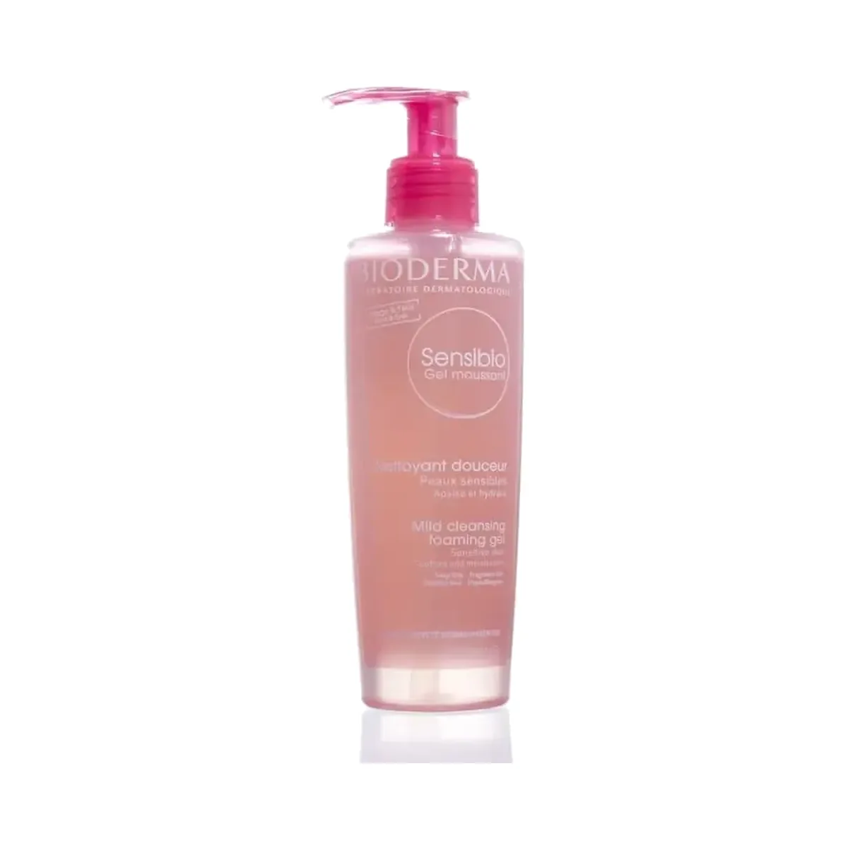 Gel moussant Sensibio Bioderma 200 ml جل Sensibio الرغوي من Bioderma بحجم 200 مل للبشرة الحساسة