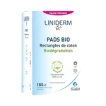 Gilbert, grand lot XXL de 360 pads de coton bio rectangulaires – vue trois-quarts
