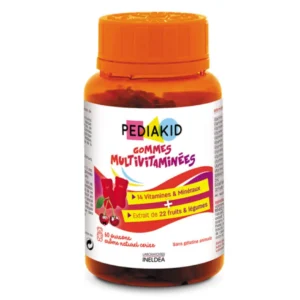 علكات الفيتامينات المتعددة من Pediakid 60 قطعة على شكل دببة – Pediakid