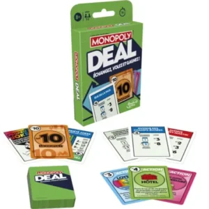 Hasbro Gaming Monopoly Deal jeu de cartes de 110 cartes – Hasbro
