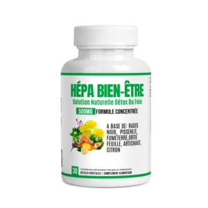 Hépa Bien-Être : Détox Foie & Bien-Être Hépatique – Formule Radis Noir & Artichaut – AlphaVital