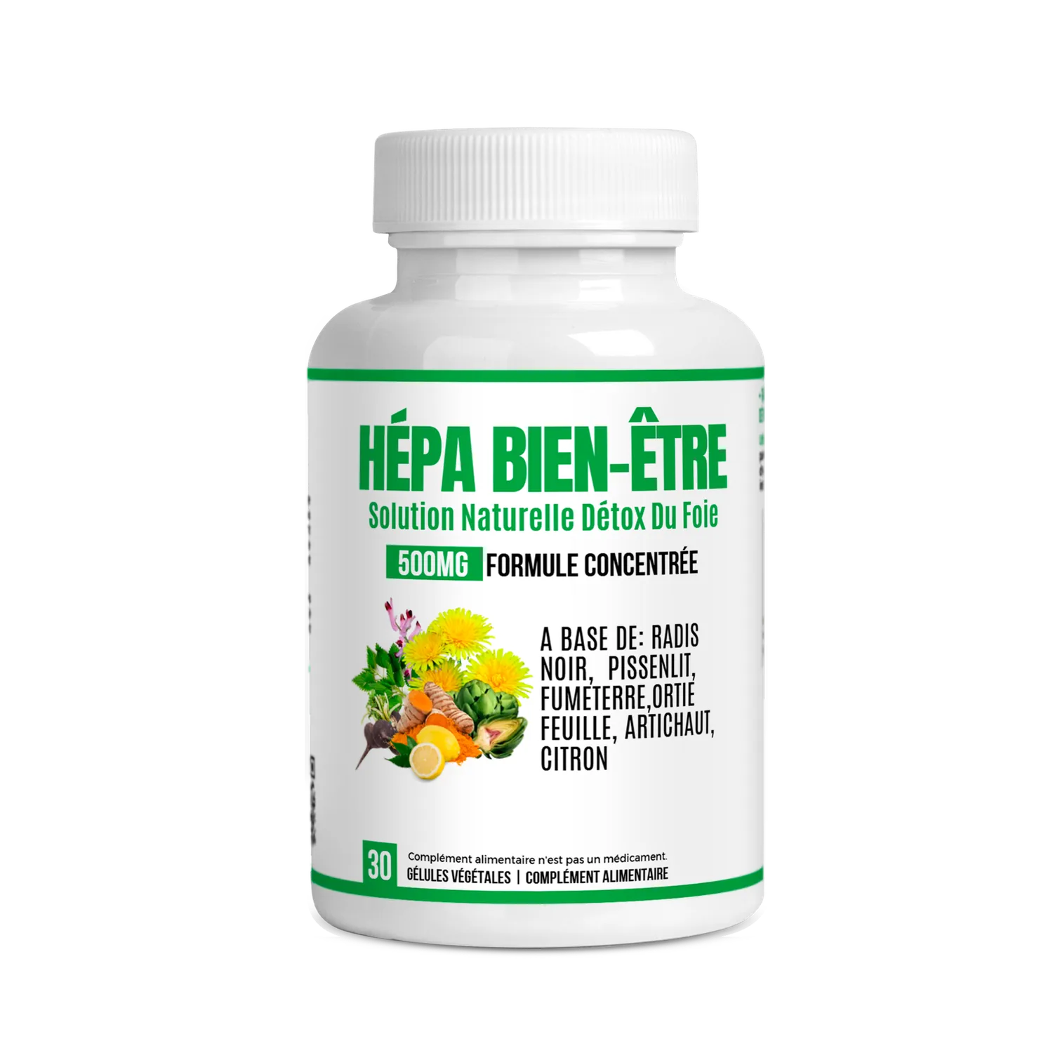 Hépa Bien-Être : Détox Foie & Bien-Être Hépatique – Formule Radis Noir, Artichaut & Curcuma Hépa Bien-Être : Détox Foie & Bien-Être Hépatique – Formule Radis Noir & Artichaut – AlphaVital