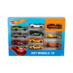 Hot Wheels علبة 10 سيارات معدنية بمقياس 1:64 – Hot Wheels