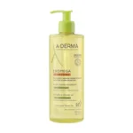 Flacon pompe de 500 ml de l'huile lavante émolliente Exomega Control A-Derma
