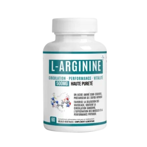 L-Arginine 500 mg – Circulation, Énergie & Récupération – AlphaVital