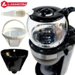 Lamacom، ماكينة قهوة كهربائية 4-6 فناجين 600 واط – الملحقات