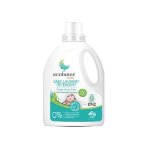 Lessive bébé écologique hypoallergénique Ecolunes 1 L, 20 lavages – Ecolunes