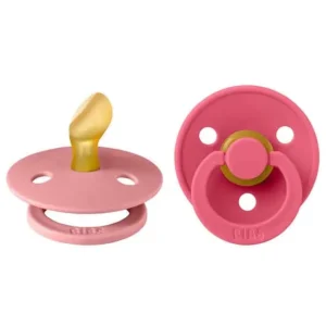 Lot de 2 sucettes anatomiques Dusty Pink / Coral Bibs 6-18 mois – Bibs
