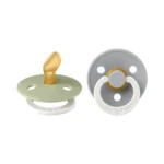 Lot de 2 sucettes Bibs anatomiques Glow Sage / Cloud pour bébé de 0 à 6 mois