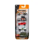 Matchbox coffret de 5 véhicules Mattel, modèles assortis – Matchbox