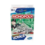 Monopoly Voyage Hasbro Gaming plateau pliable de poche – Hasbro