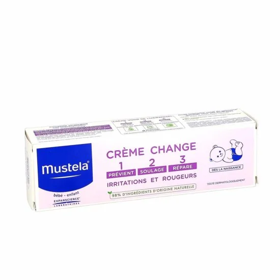 كريم تغيير الحفاضات بالفيتامينات من Mustela 100 مل – العبوة