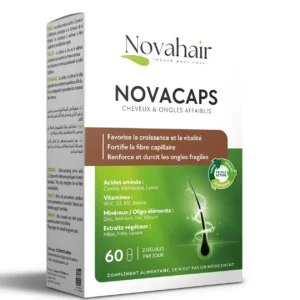 Novacaps cheveux et ongles Novahair 60 gélules – Novahair