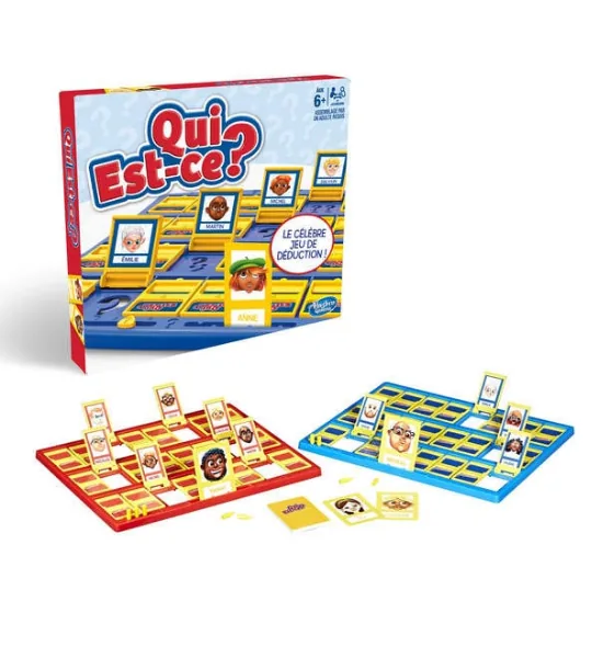 Qui est-ce ? jeu de déduction Hasbro Gaming لعبة Qui est-ce? للاستنتاج من Hasbro Gaming – Hasbro