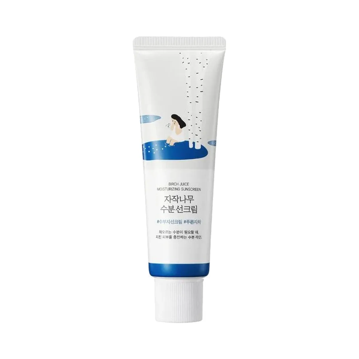Round Lab Birch Juice Moisturizing Sun Cream SPF50+ PA++++ 50 ml Crème solaire Round Lab Birch Juice Moisturizing 50 ml