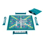 لعبة Scrabble الكلاسيكية من Mattel Games بلوحة قابلة للقلب 2 في 1 – Mattel Games