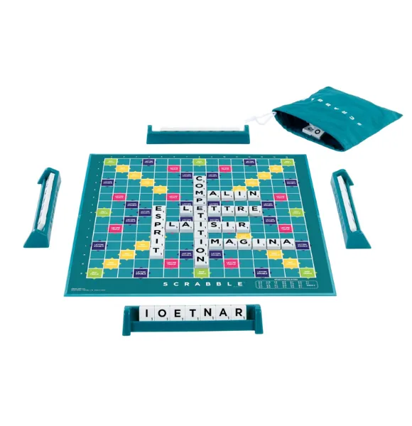 Scrabble classique Mattel Games plateau réversible 2 en 1 لعبة Scrabble الكلاسيكية من Mattel Games بلوحة قابلة للقلب 2 في 1 – Mattel Games