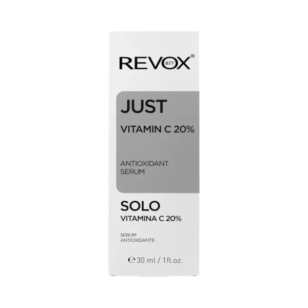 Sérum antioxydant Vitamine C 20 % Revox Just 30 ml – emballage