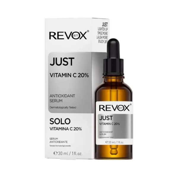 Sérum antioxydant Vitamine C 20 % Revox Just 30 ml – vue trois-quarts